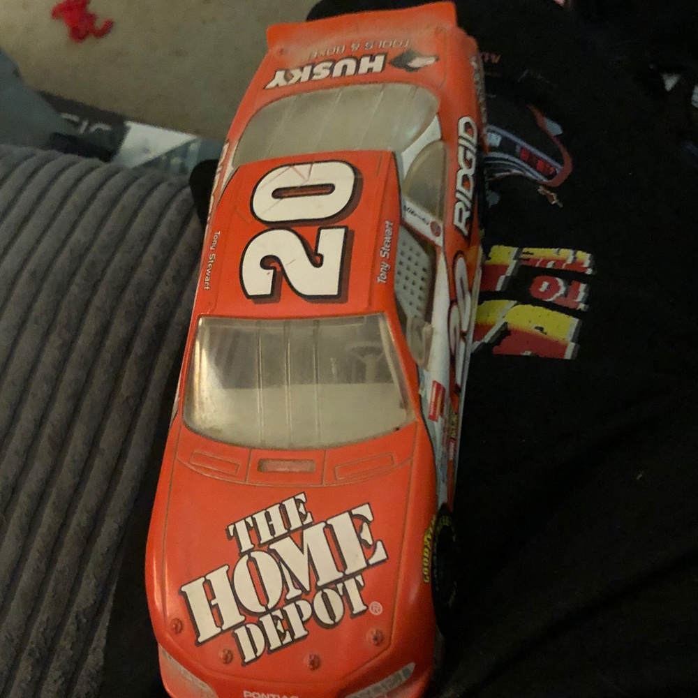 Adidas Orange Racing Toy Car